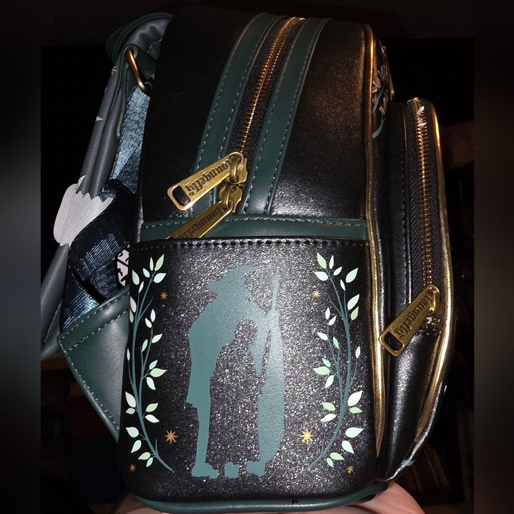 Loungefly The Lord of the Rings Doors of Durin Glow-in-the-Dark Mini Backpack - Picture 4 of 12